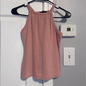 Pink halter top